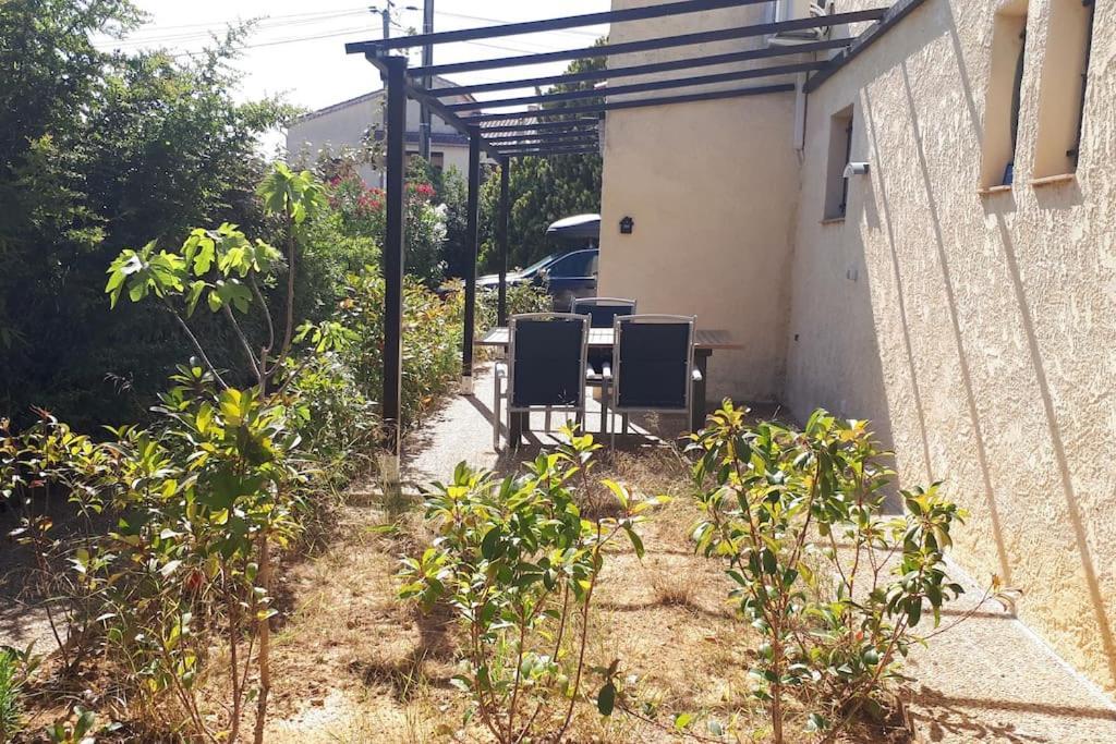 Les Pucines Bis Bas De Villa 29 M2 Luxe Rez De Jardin Climatisation Plein Sud Six-Fours-les-Plages Εξωτερικό φωτογραφία